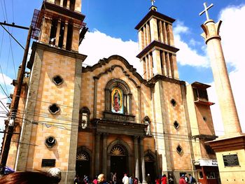Low angle view of a church