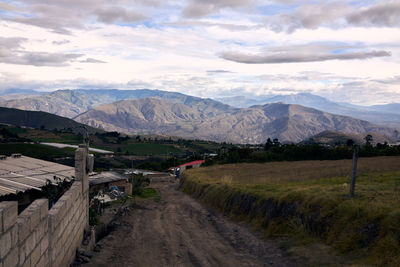 Scenic view of landscape against sky