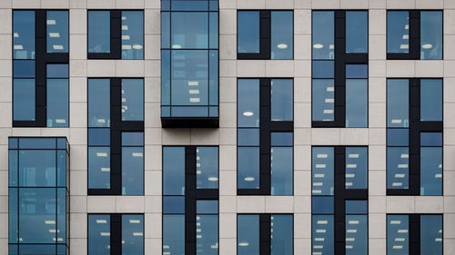 Full frame shot of modern building