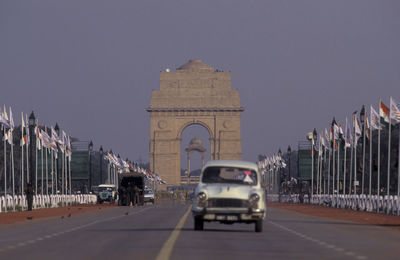 Cars on street