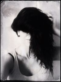 Woman looking at camera