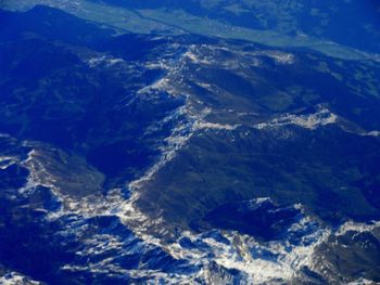 Aerial view of mountain