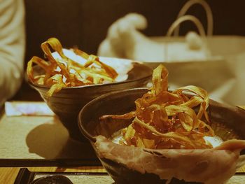 Close-up of food in bowl
