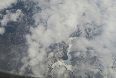 Low angle view of clouds in sky