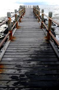 Boardwalk leading towards water