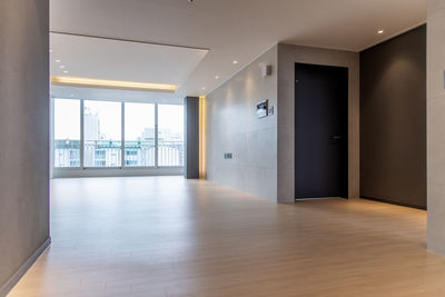 Empty corridor of building