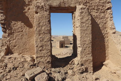 Old ruins of building