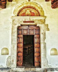 Facade of old building