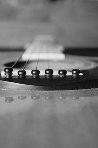 Close-up of guitar