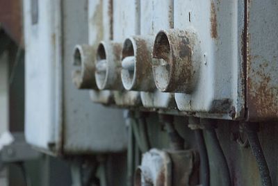 Close-up of rusty metal