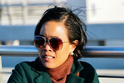 Portrait of young woman