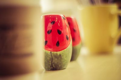 Close-up of drink on table