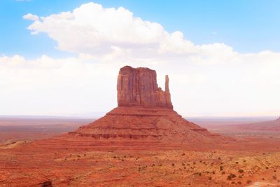 Rock formations in a desert