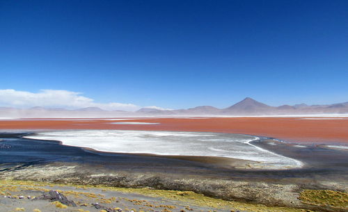 Scenic view of  red lagoon 