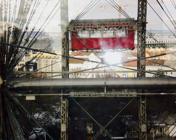 Electricity pylon against sky