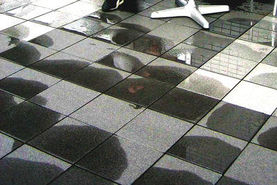 Full frame shot of tiled wall