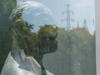 Close-up of statue