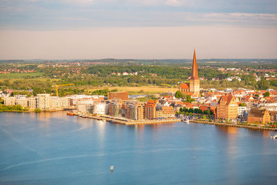 View of buildings in city