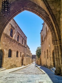 View of historical building