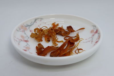 Close-up of noodles in bowl