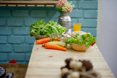 Close-up of chopped vegetables on cutting board