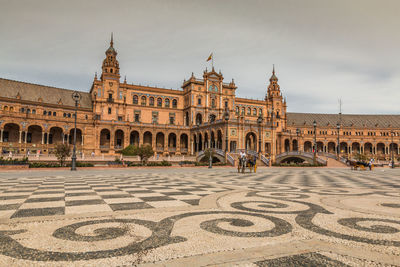 View of historic building against sky