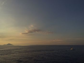 Scenic view of calm sea against sky