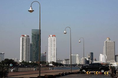 Cityscape against sky