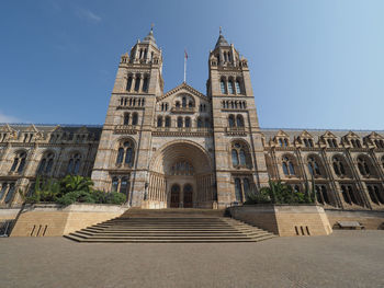 Low angle view of historic building against sky