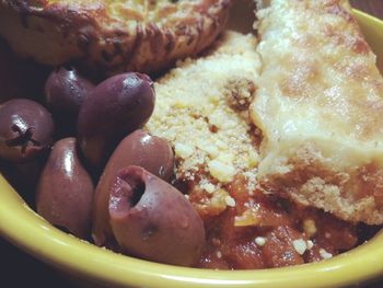 Close-up of breakfast