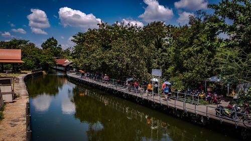 Ampawa floating market thailand 