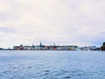 Scenic view of calm sea against sky