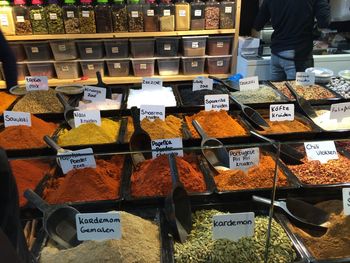 Full frame shot of market stall for sale