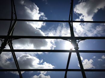 Low angle view of cloudy sky