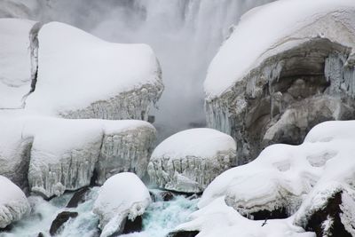 Snow covered landscape