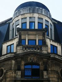 Low angle view of historical building against sky