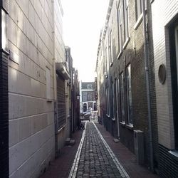 Narrow alley in city