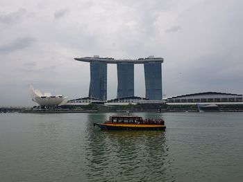 Scenic view of river against sky