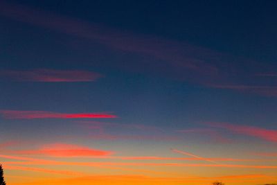 Scenic view of sky at night