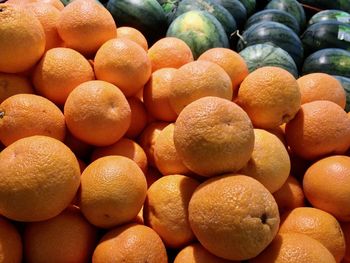 Full frame shot of fruits for sale at market stall