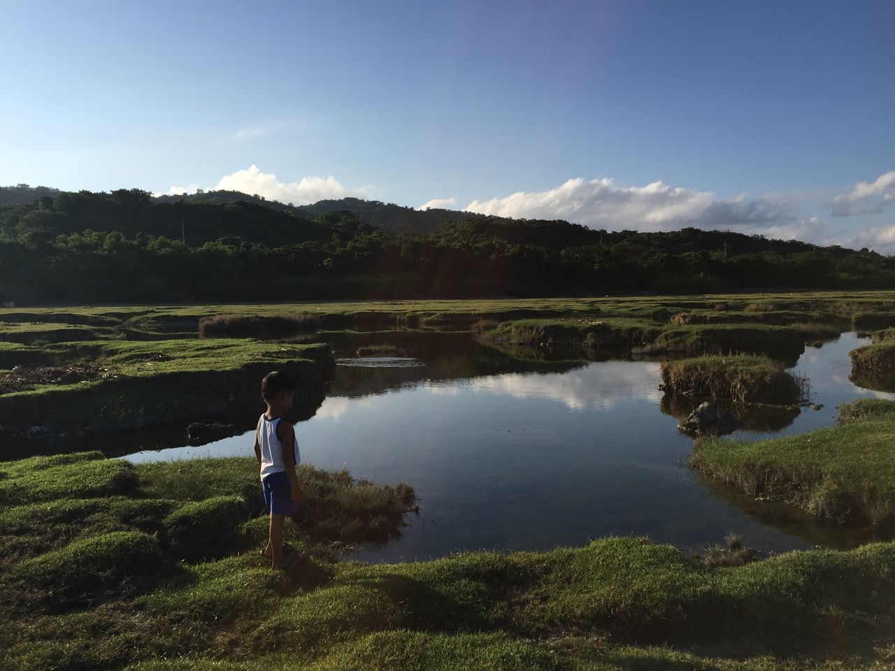 A little looking over the lake