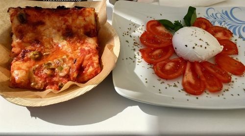 Close-up of food in plate