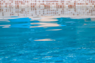 Swimming pool in sea