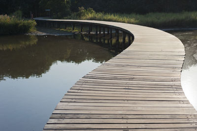 Pier over lake