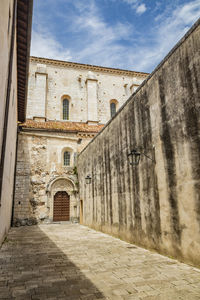 View of old building against sky