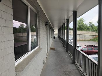 Empty corridor of building