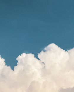 Low angle view of clouds in sky