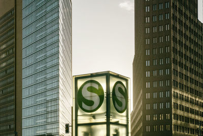 Low angle view of building against sky