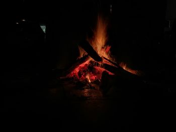 Bonfire at night