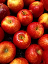 Full frame shot of apples at market